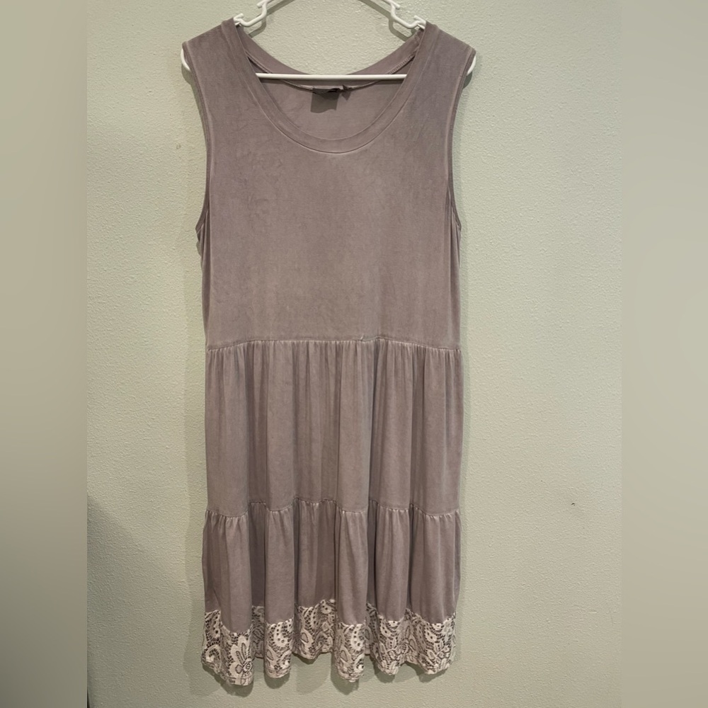 Dual Nature Tier Sleeveless MIDI Dress